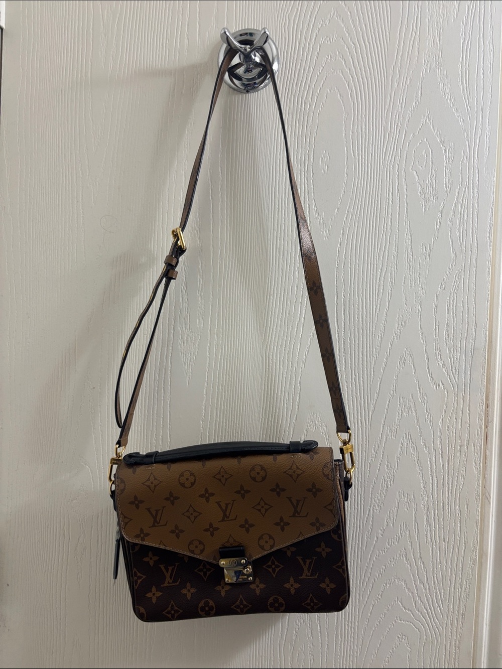 Louis Vuitton Brown Two-Tone Monogram Crossbody Bag - Picture 1 of 10